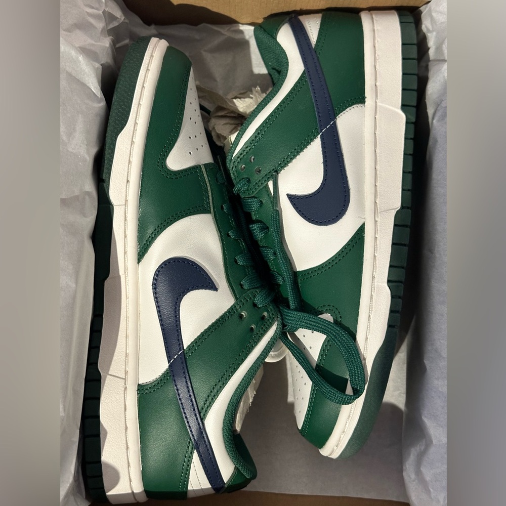 💙💚 Nike Dunk Low - Gorge Green / Phantom - Midnight Navy 💚💙